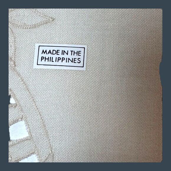 Set Of 4 Vintage Beige Lace Edge Oval Placemats Formal Linen Made In Philippines - Picture 2 of 10